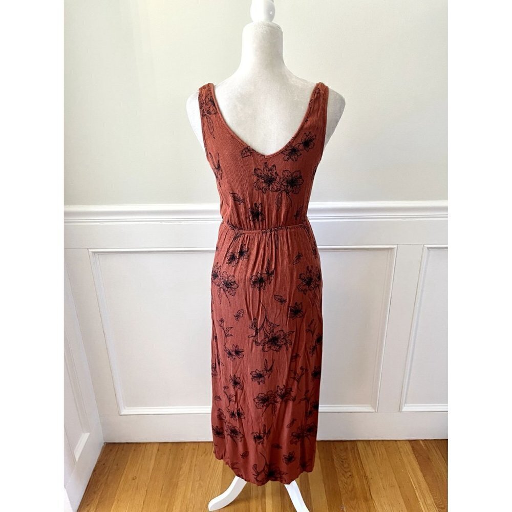 Forever 21 Burnt Orange Hi Low Skirted Romper S - Picture 5 of 6